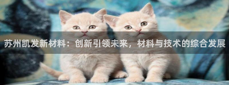 壹号下载安装：苏州凯发新材料：创新引领未来，材料与技术的综合发展