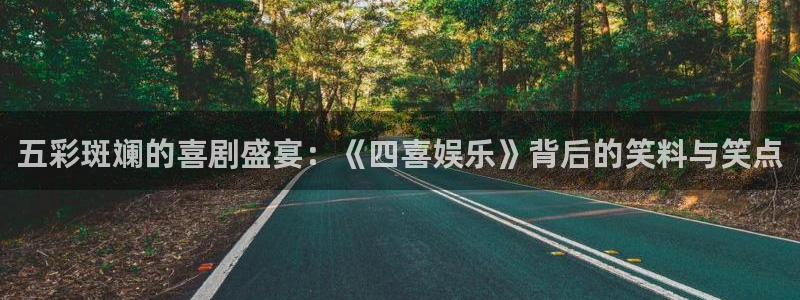 壹号下载安装：五彩斑斓的喜剧盛宴：《四喜娱乐》背后的笑料与笑点