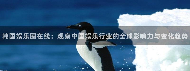 新城平台科技赋能,让平台更有趣：韩国娱乐圈在线：观察中国娱乐行业的全球影响力与变化趋势