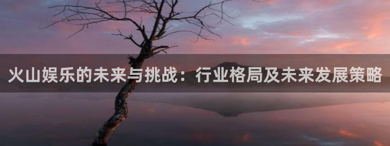壹号下载官网入口：火山娱乐的未来与挑战：行业格局及未来发展策略